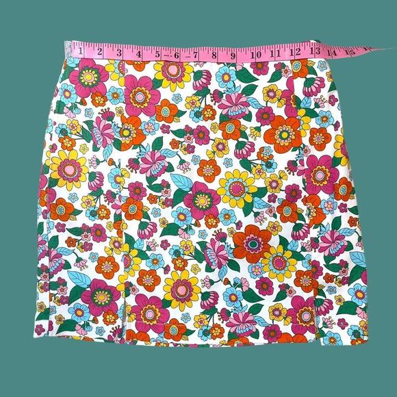 Mod floral mini skirt small - Picture 4 of 14